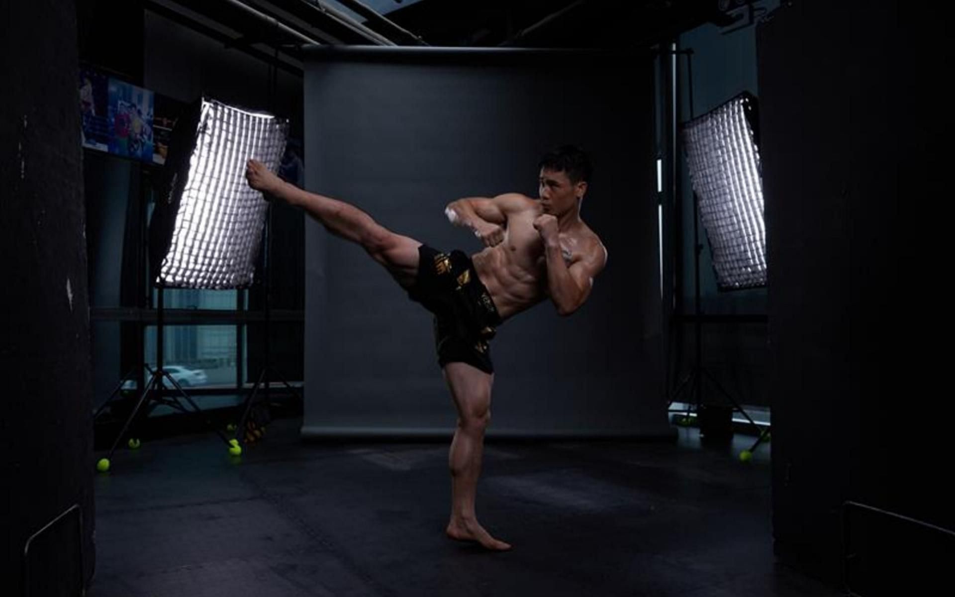 Chinese kickboxing superstar &#039;The Tank&#039; Qiu Jianliang  (Image courtesy of ONE Championship)