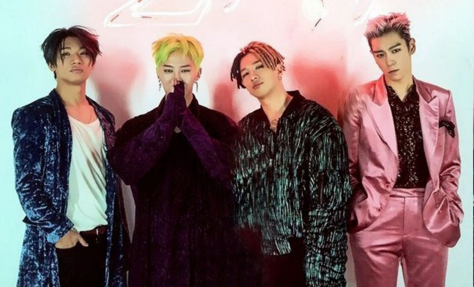 Four members of BIGBANG (Image via @asianjunkiecom/Twitter)