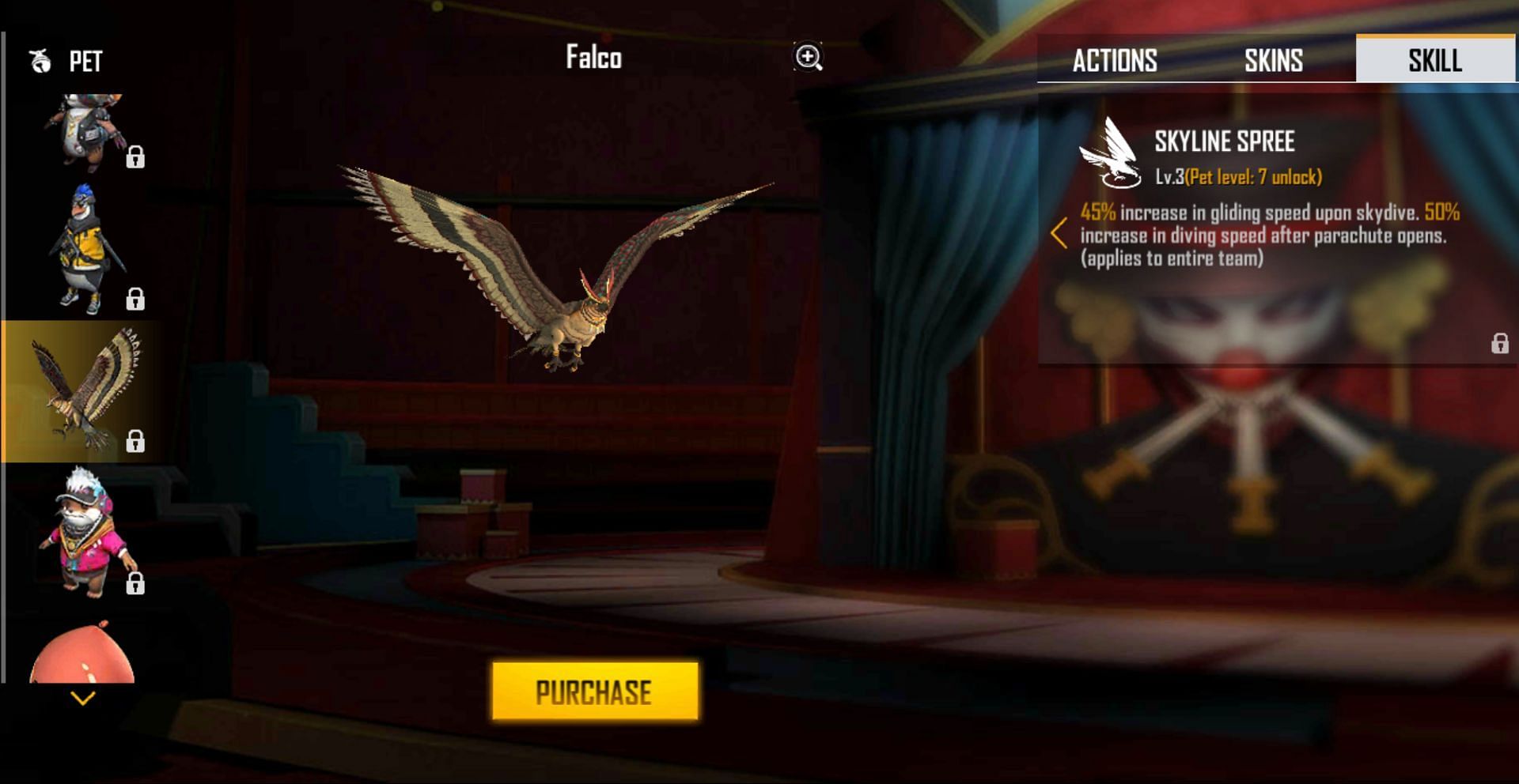 Gliding and diving speed are raised (Image via Free Fire MAX)