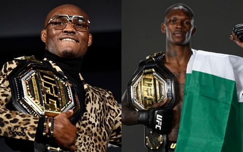 Kamaru Usman (left) is Nigerian-American, whereas his friend Israel Adesanya (right) is a Nigerian-born New Zealander