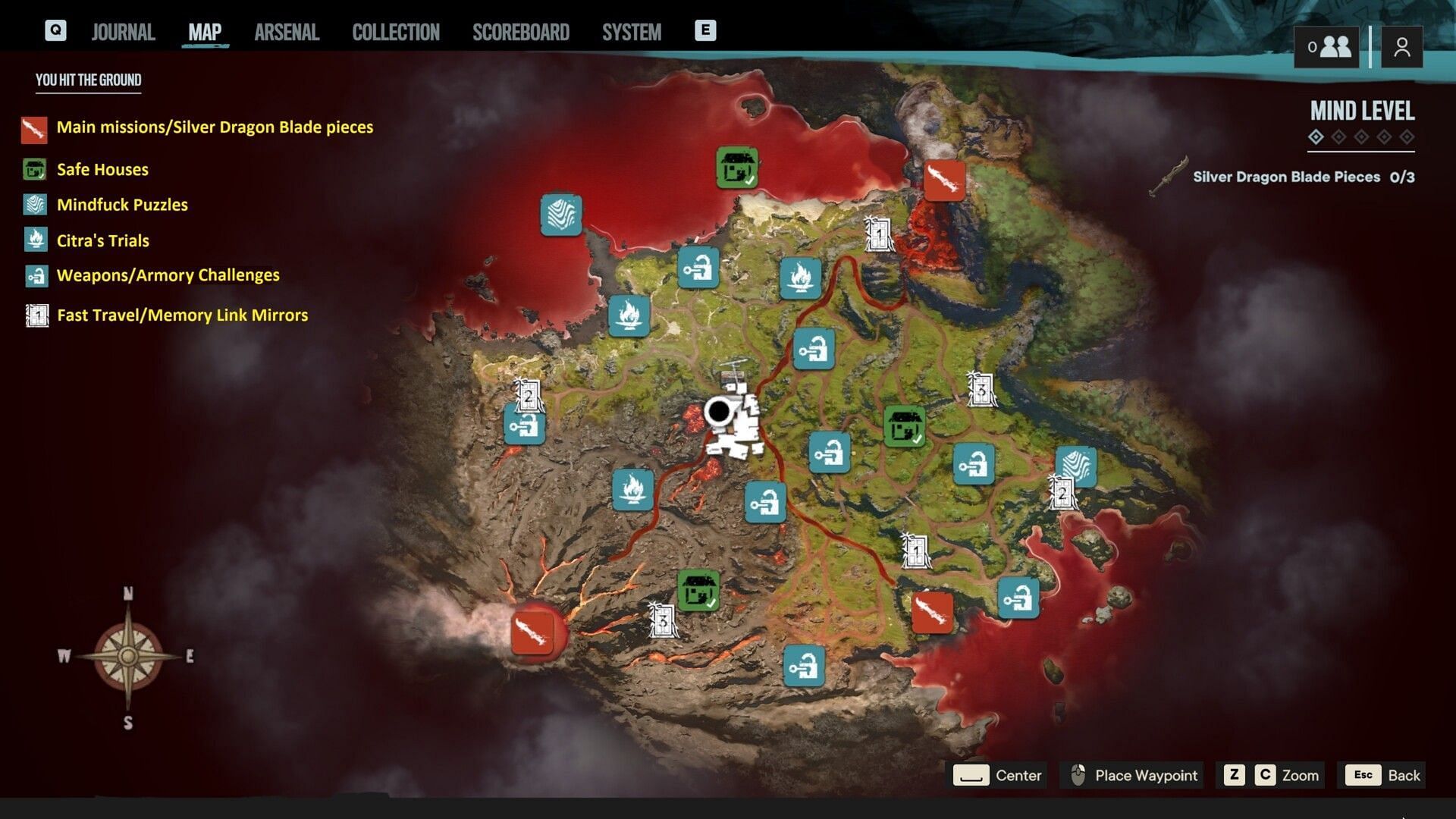 The Far Cry 6 Vaas: Insanity map. (Image via Ubisoft)