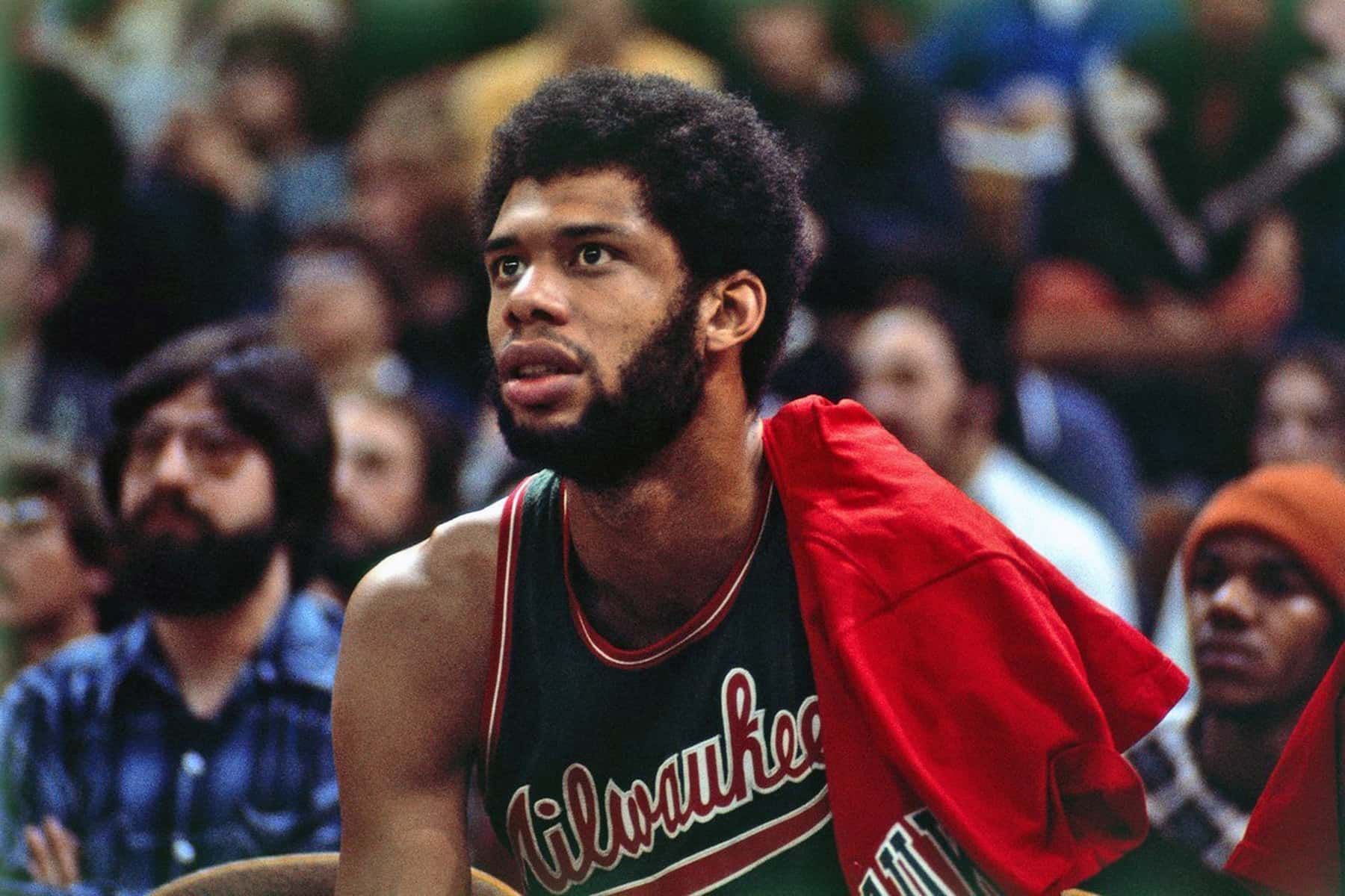 Kareem Abdul-Jabbar with the Milwaukee Bucks