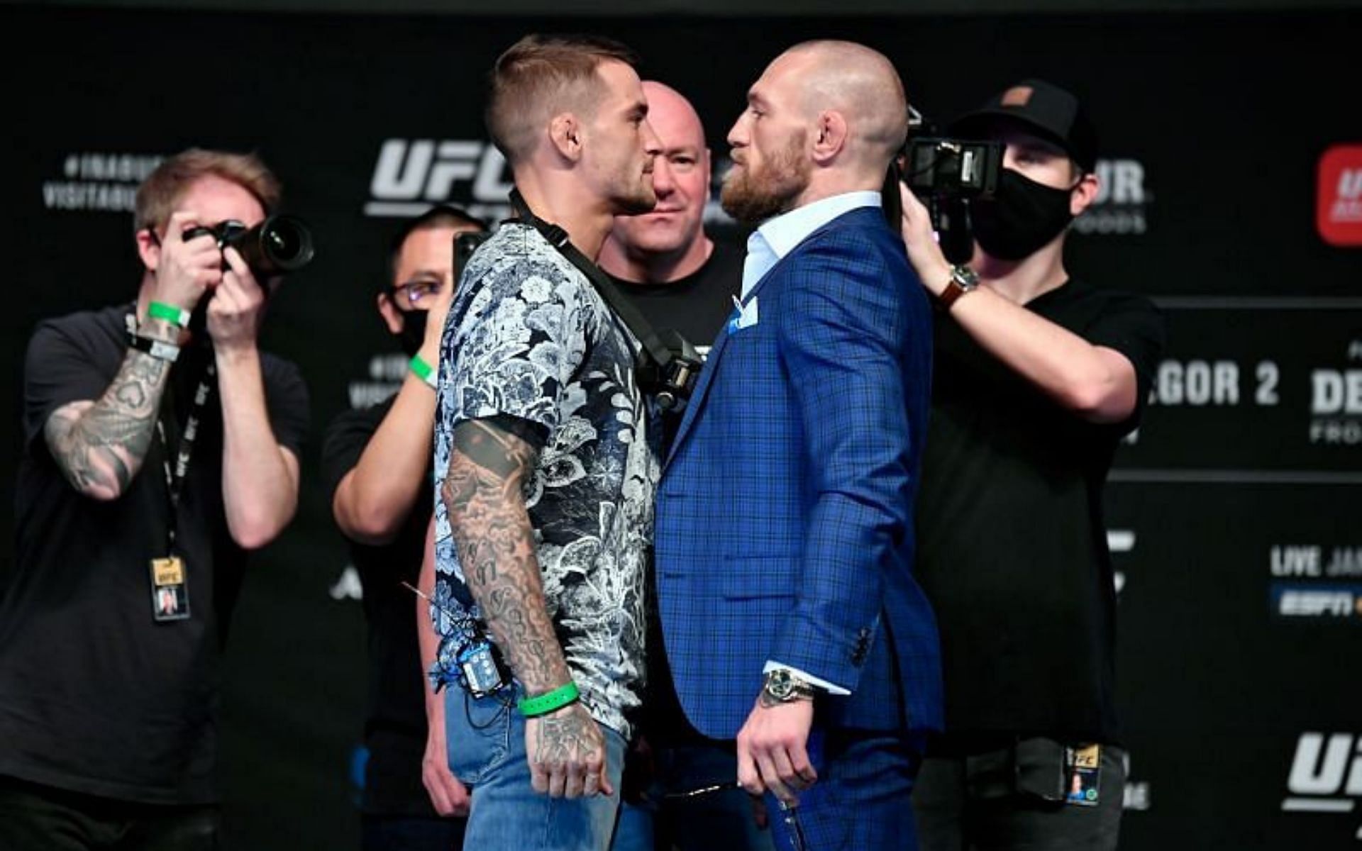 UFC 257: Dustin Poirier vs Conor McGregor Press Conference