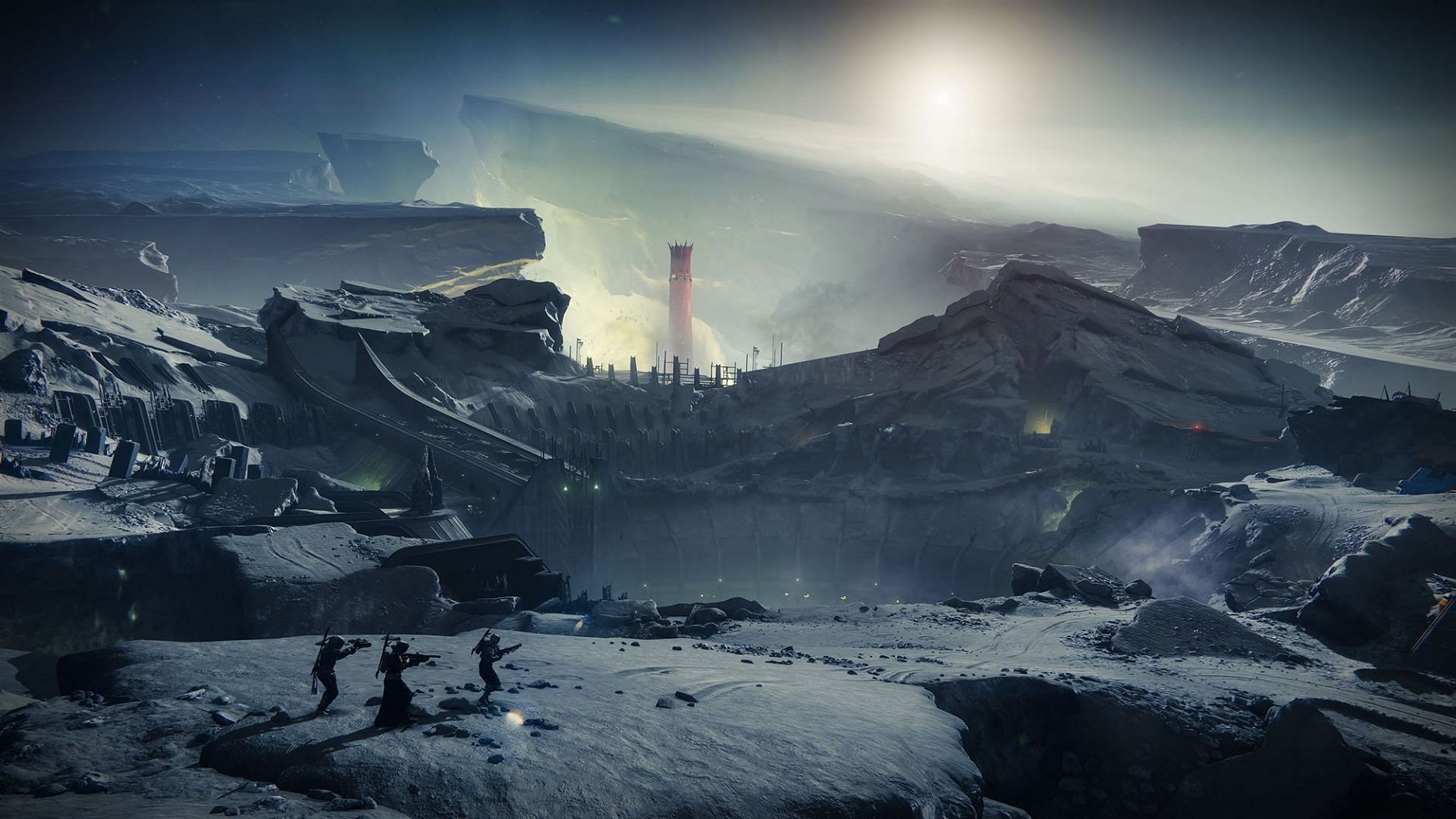 Destiny 2 location, The Moon (Image via Bungie) 