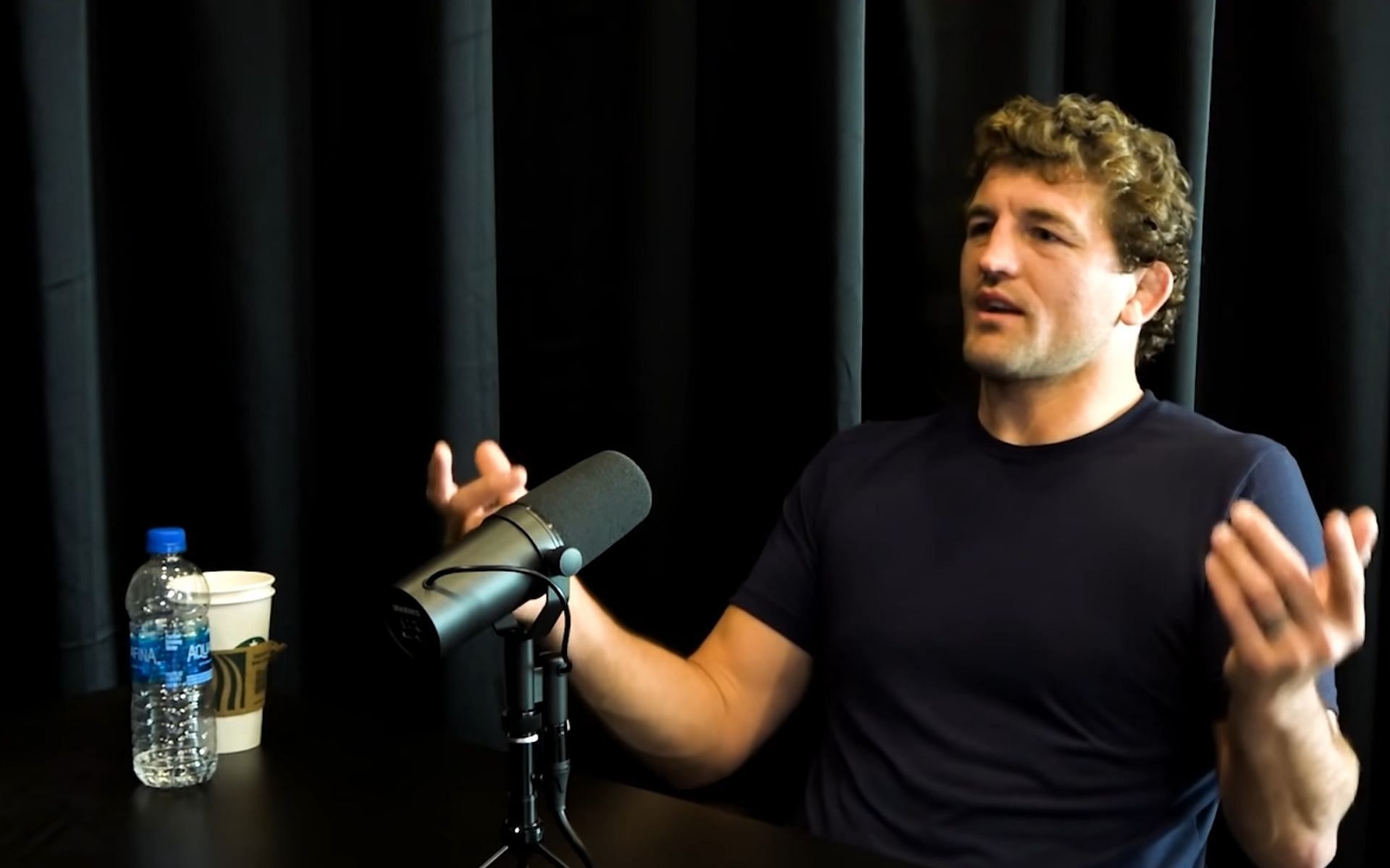 Ben Askren talks about the reason behind his shift from wrestling to MMA. (image source: Youtube/Lexclips