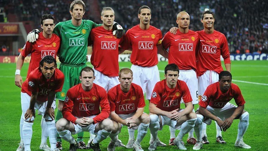 Ronaldo, Tevez and Rooney were a part of the Manchester United team that had a fruitful 2008-09 season (Image via Twitter)