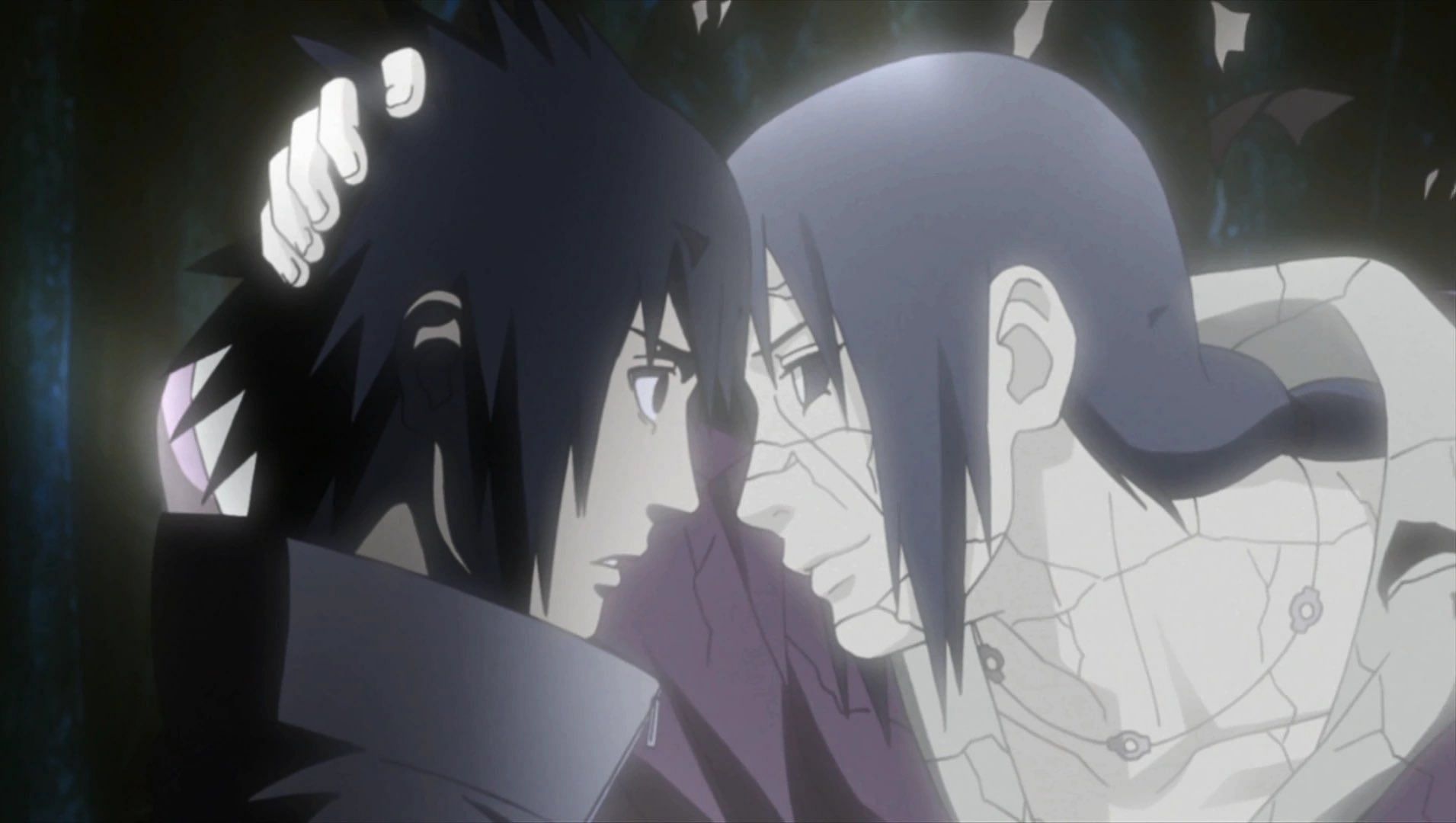 Itachi and Sasuke at the end (Image via Studio Pierrot)