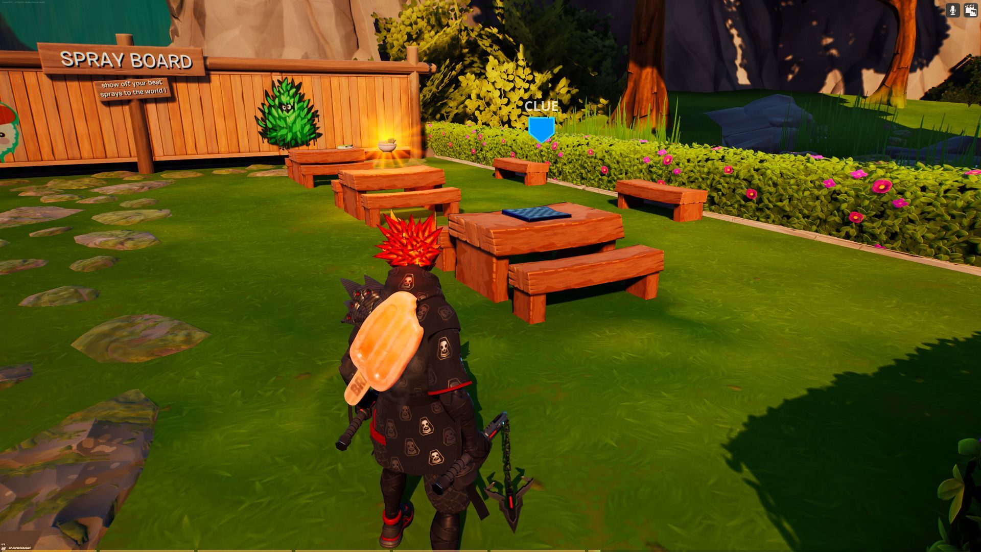 An unfinished board game (Image via Fortnite/Epic Games)