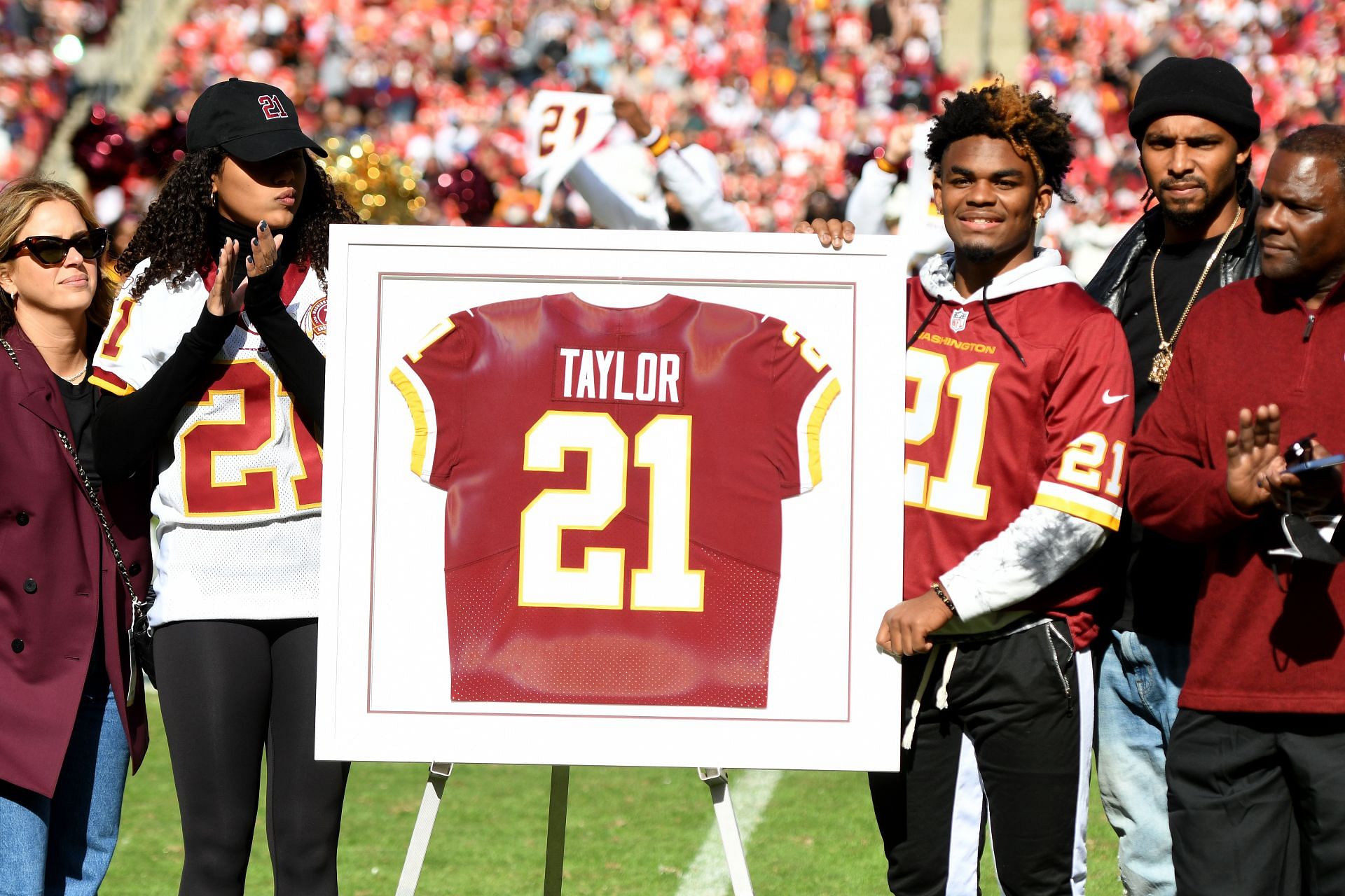 Washington Commanders unveil Sean Taylor Memorial at FedEx Field