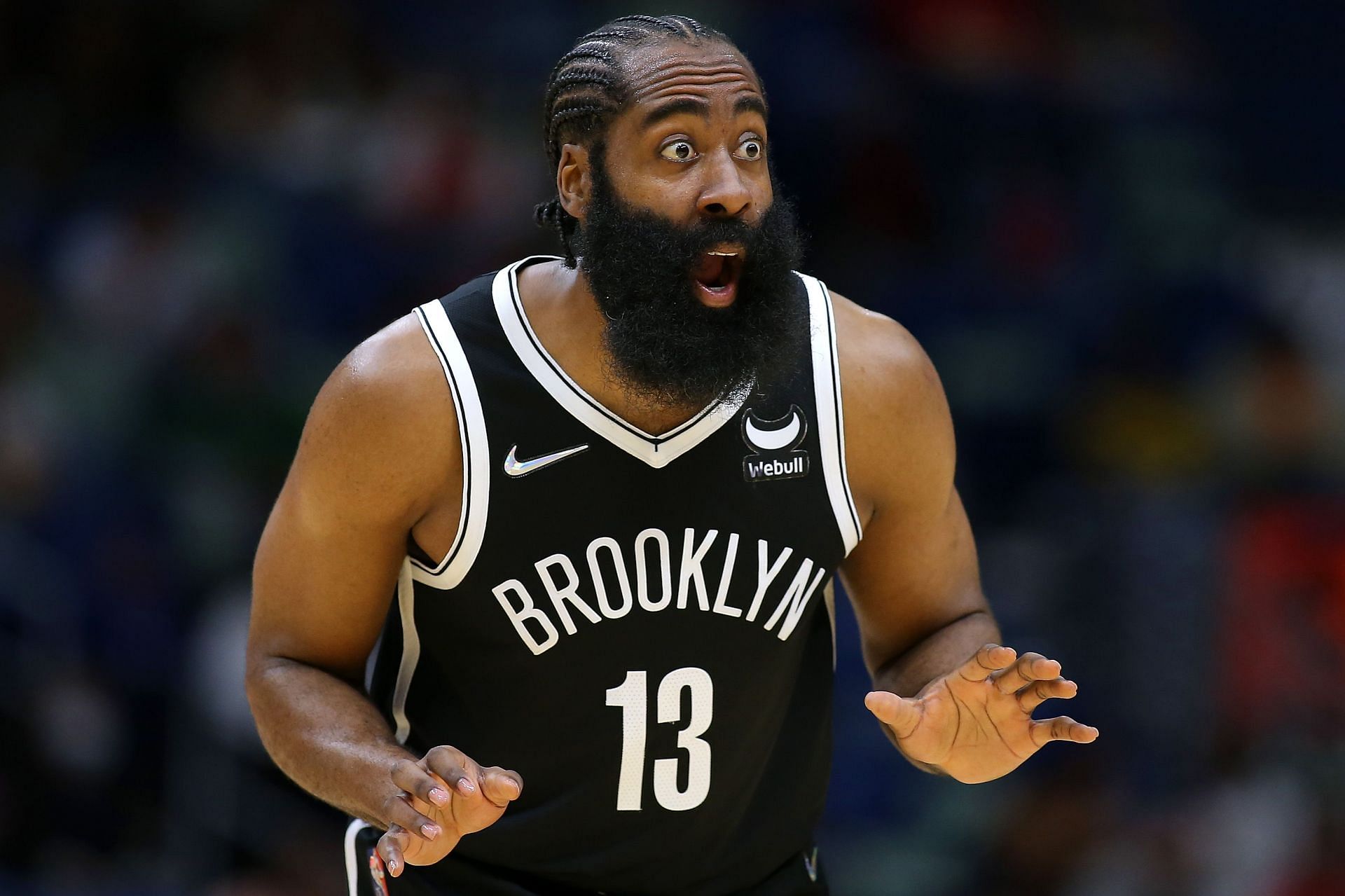 James Harden combined with Kevin Durant to drop 67 points in the Nets win over the Pelicans