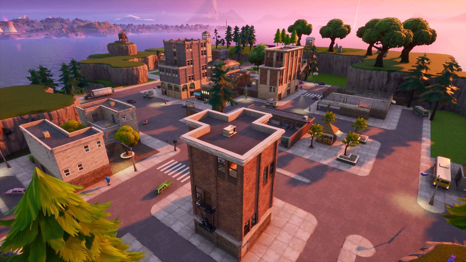 Tilted Towers is one of the most feared locations in Fortnite (Image via Epic Games)