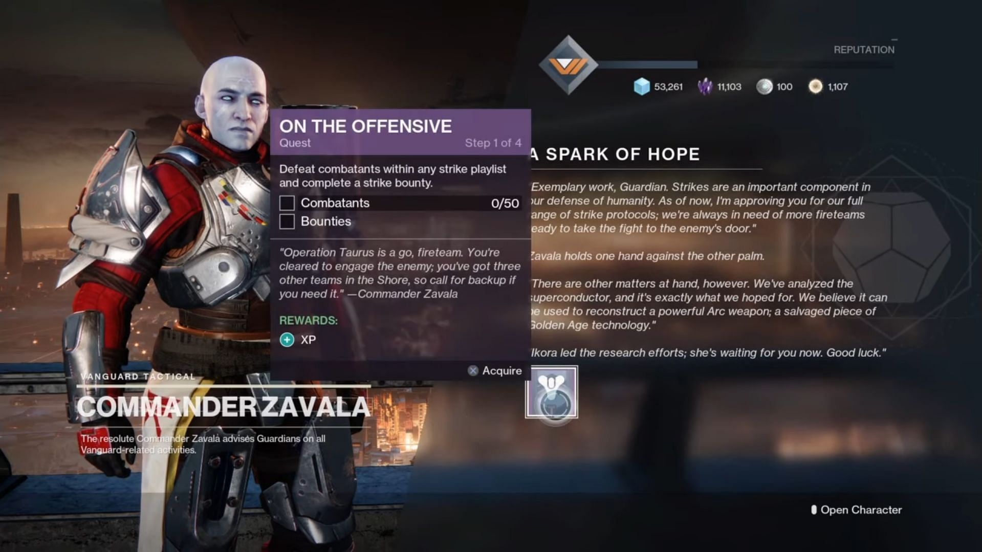 Spark of Hope quest (Image via Destiny 2)