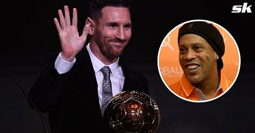 Ronaldinho has congratulated Lionel Messi for his Ballon d'Or success