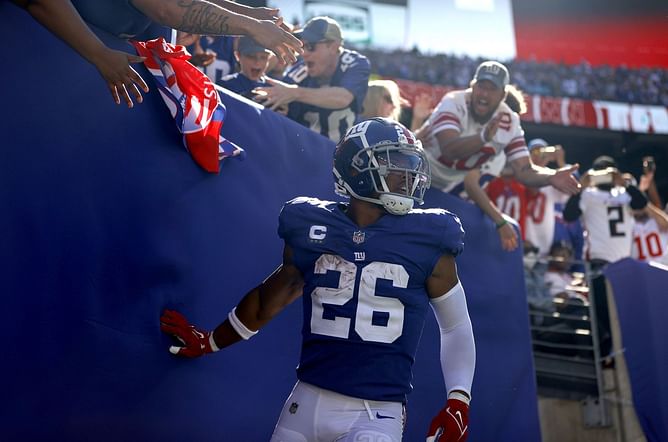 Will Saquon Barkley play in Week 9 against Las Vegas Raiders? Latest update on RB's availability
