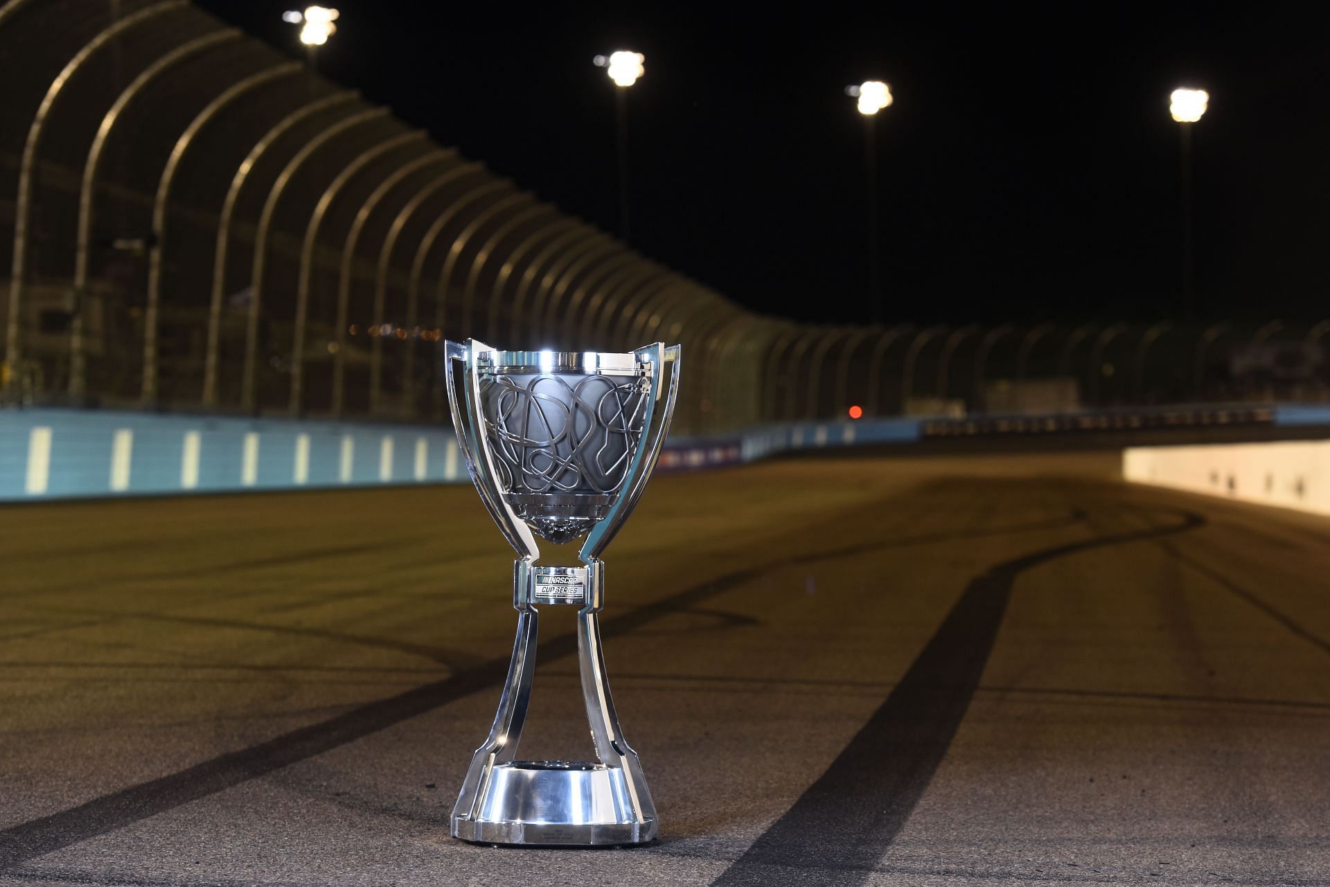 The Bill France trophy will be presented to the 2021 NASCAR Cup Series champion following Sunday&#039;s season finale at Phoenix Raceway. (Photo by Jared C. Tilton/Getty Images)