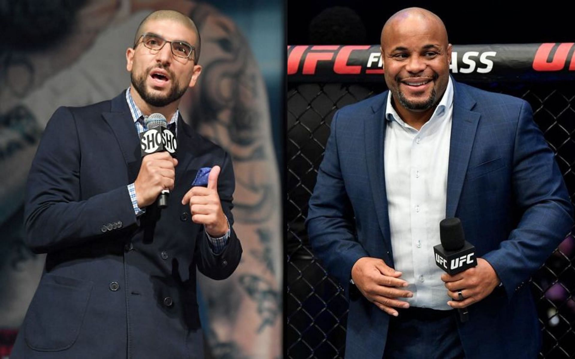 Ariel Helwani and Daniel Cormier