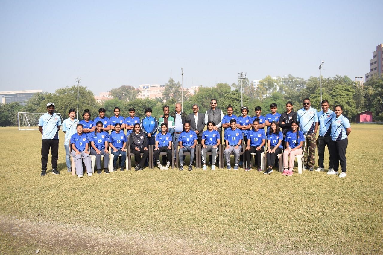 The 2021 Delhi women&#039;s football team