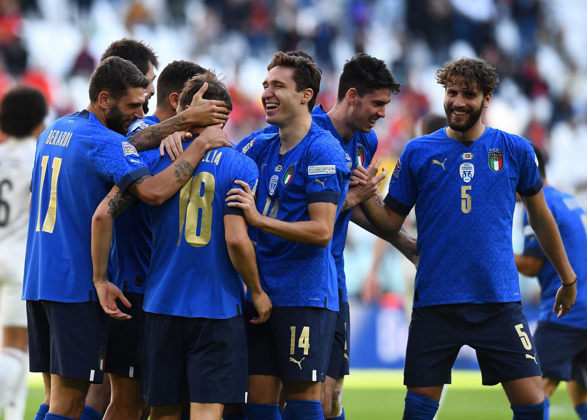 Italy play Switzerland on Friday