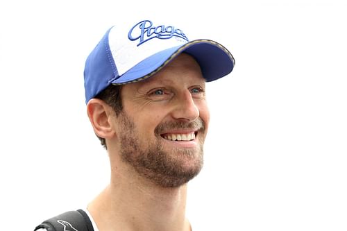 Romain Grosjean in the F1 paddock. (Photo by Robert Cianflone/Getty Images)