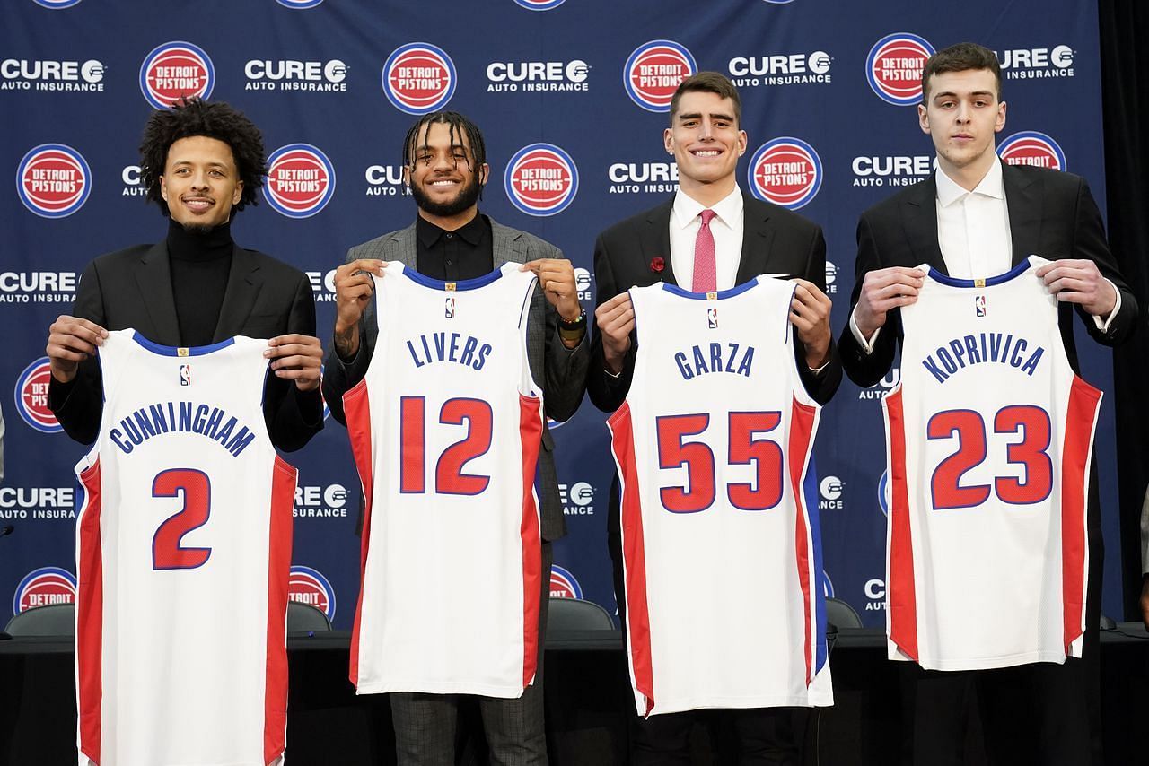 The Detroit Pistons' rookie class has not done much so far this season for the team. [Photo: MLive.com]