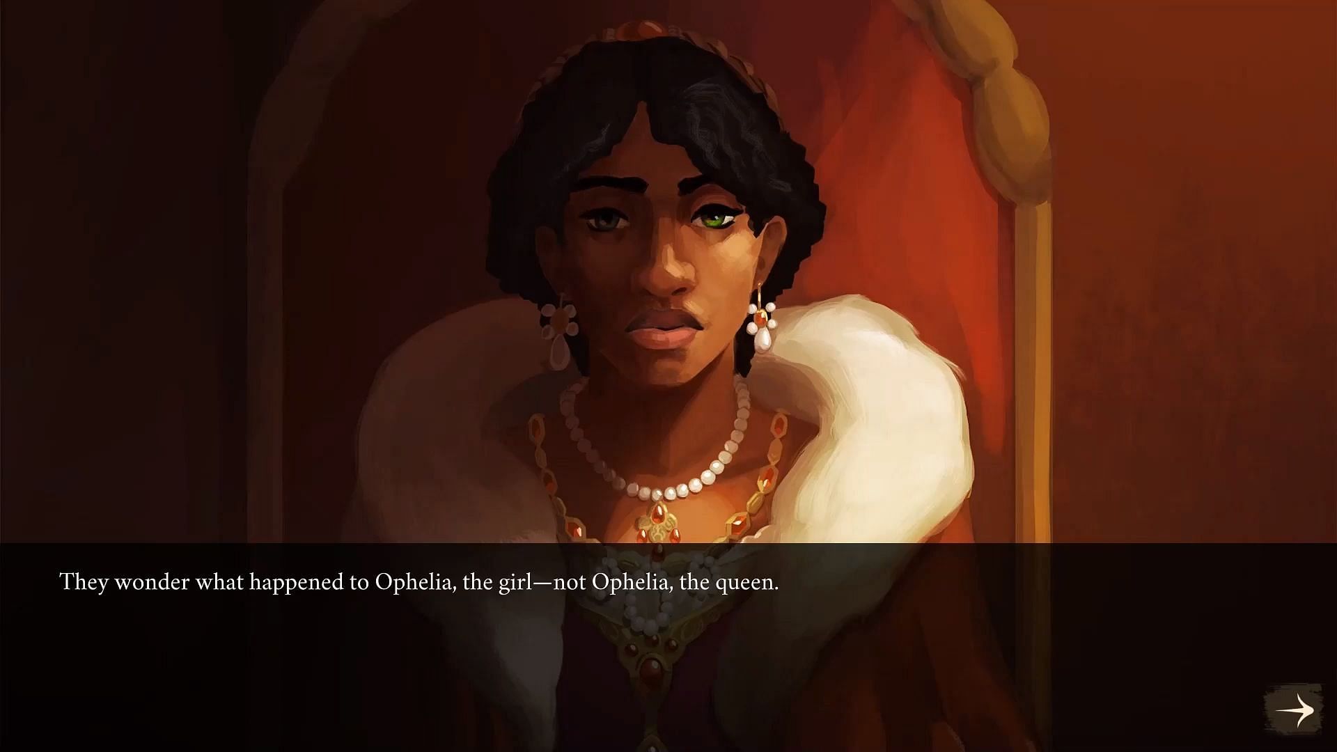 Ophelia - The Queen (Image via Elsinore)