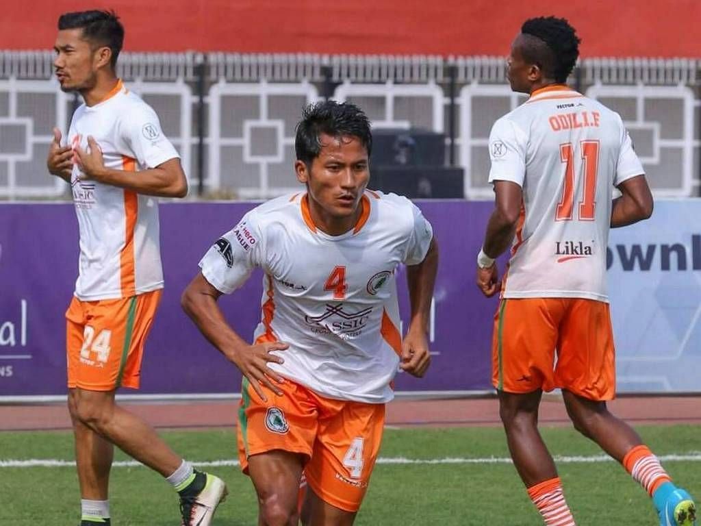 Tondonba played for NEROCA before signing for Chennaiyin FC in the ISL.