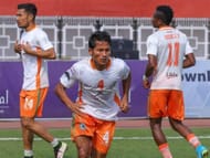Tondonba played for NEROCA before signing for Chennaiyin FC in the ISL.