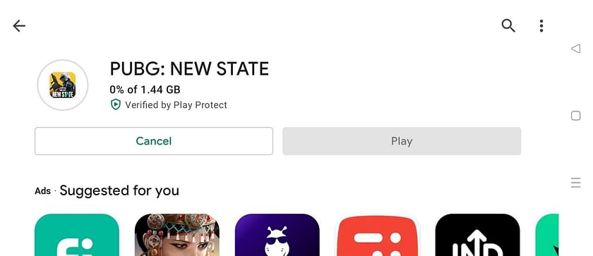 Players can download PUBG New State from the Google Play Store (Image via Google Play Store)