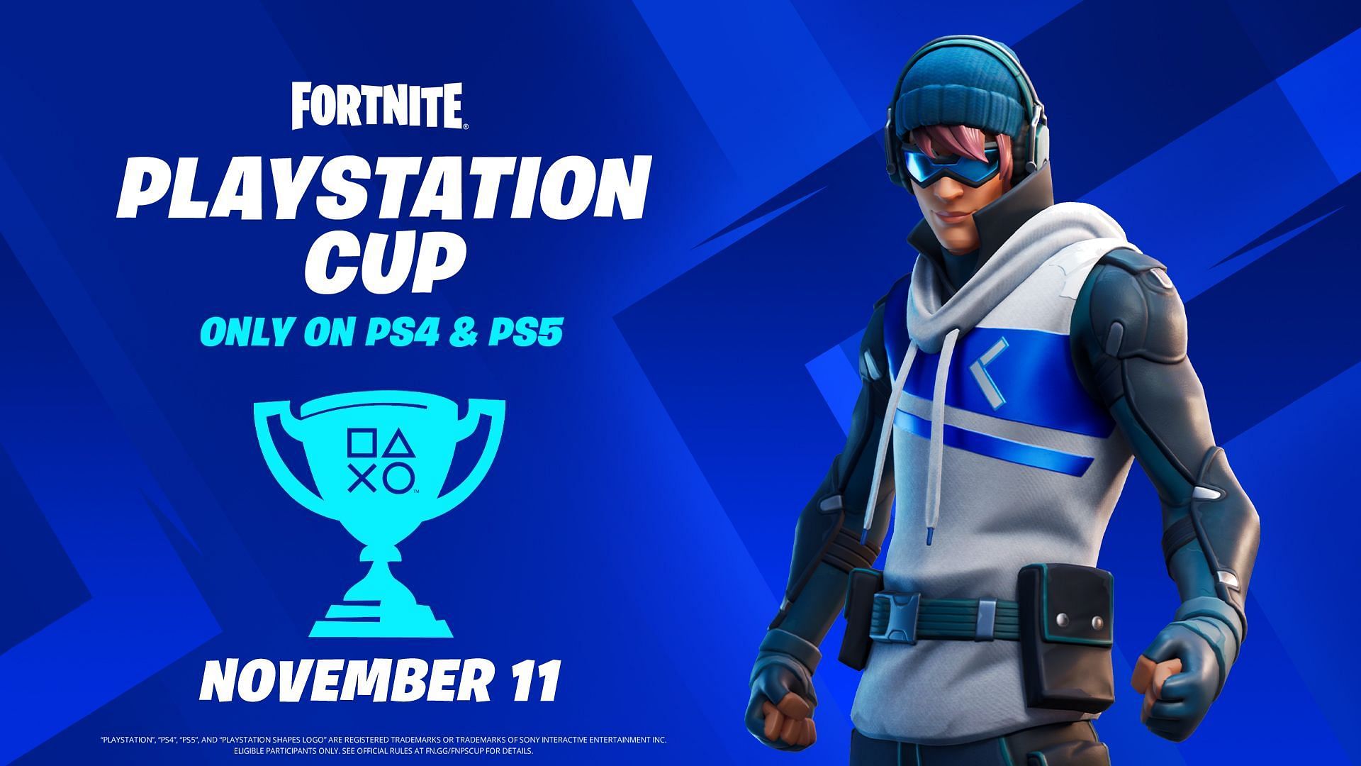 Details regarding the Fortnite PlayStation Cup for November 2021 (Image vis PlayStation)