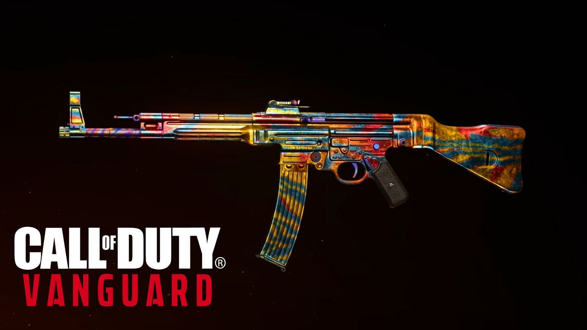 The Atomic Camo on the STG44 in Call of Duty Vanguard (Image via Activision)