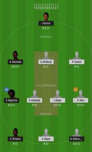 KEN vs NIG Dream11 Fantasy Suggestion #1