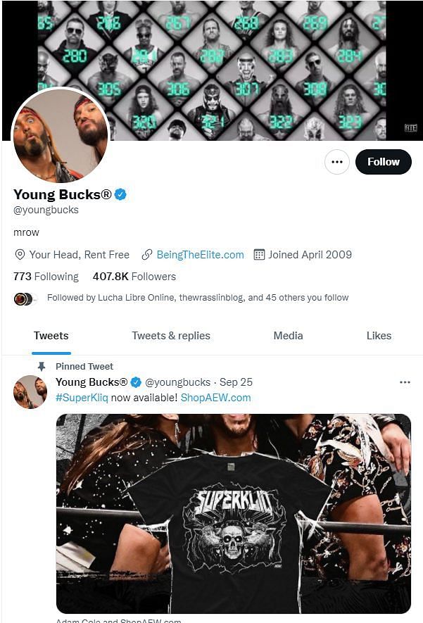 A screenshot of the Bucks&#039; updated Twitter bio.