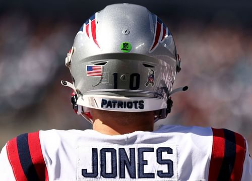 New England Patriots quarterback Mac Jones