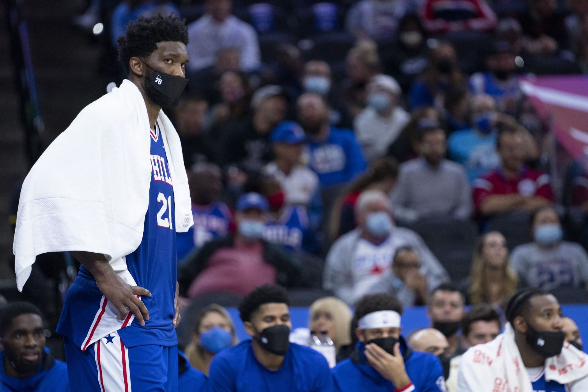 Philadelphia 76ers big man Joel Embiid eyes a return to the court
