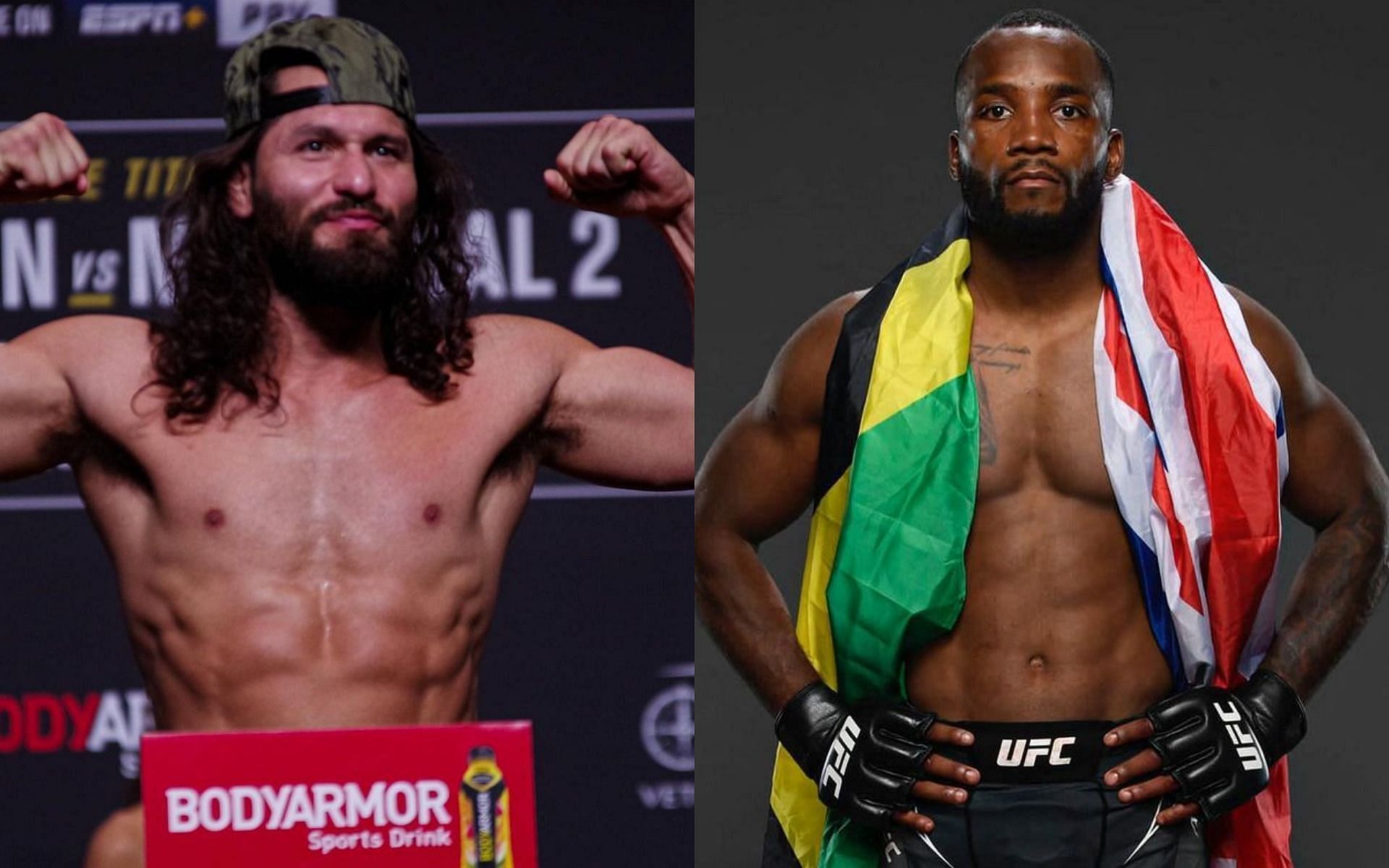 Jorge Masvidal (left) and Leon Edwards (right)