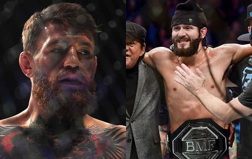 Conor McGregor (left); Jorge Masvidal (right).