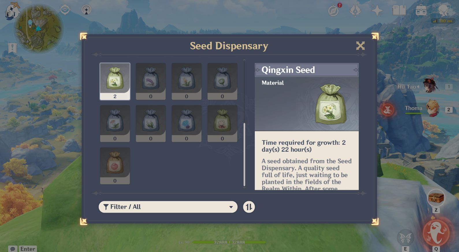 How to use Seed Dispensary in Genshin Impact