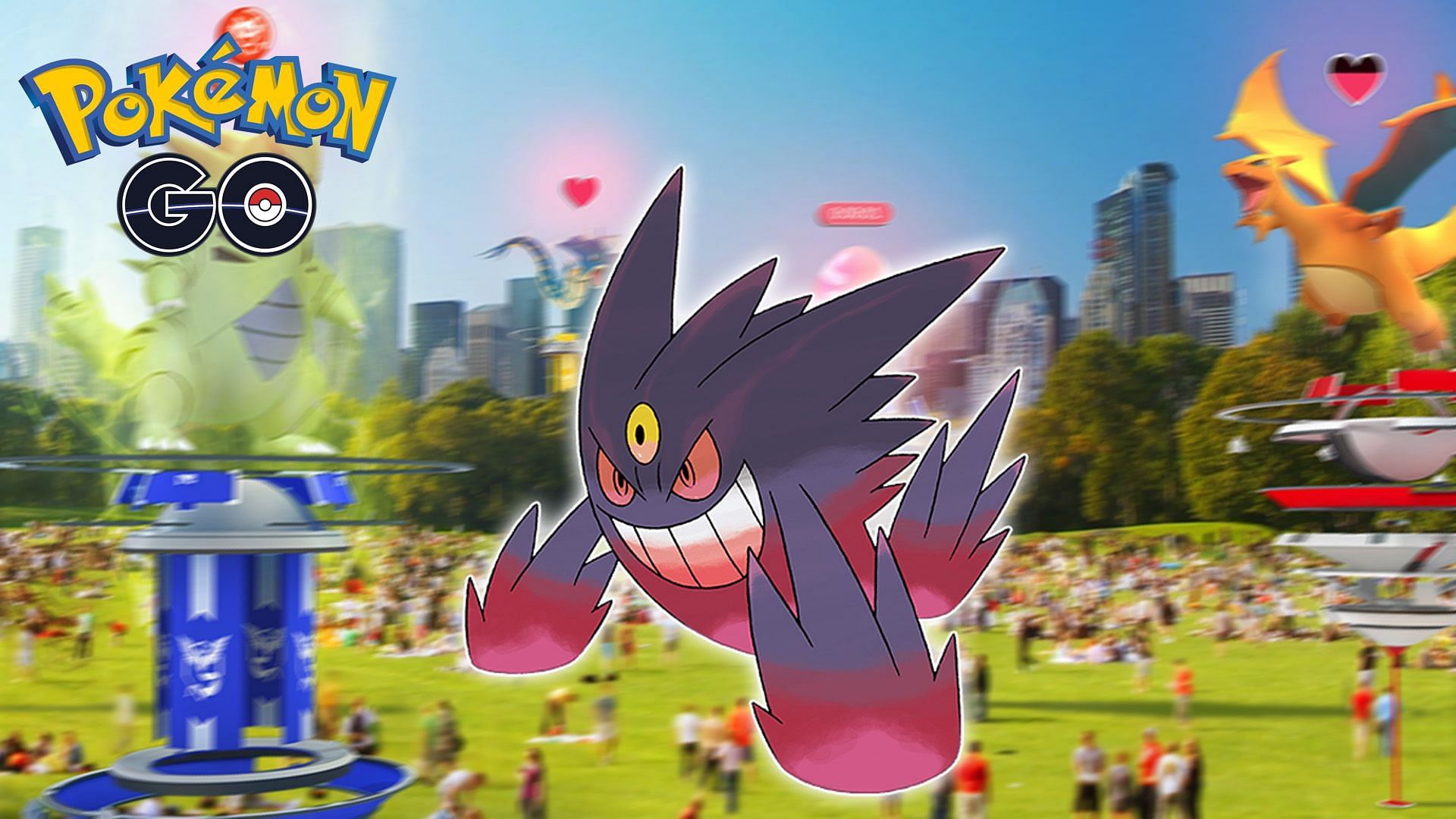 Mega Gengar can take out many opponents with a single instance of  Shadow Ball (Image via Niantic)