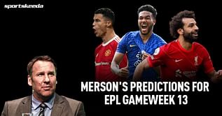 Paul Merson's predictions for Chelsea vs Manchester United and other Premier League GW 13 fixtures