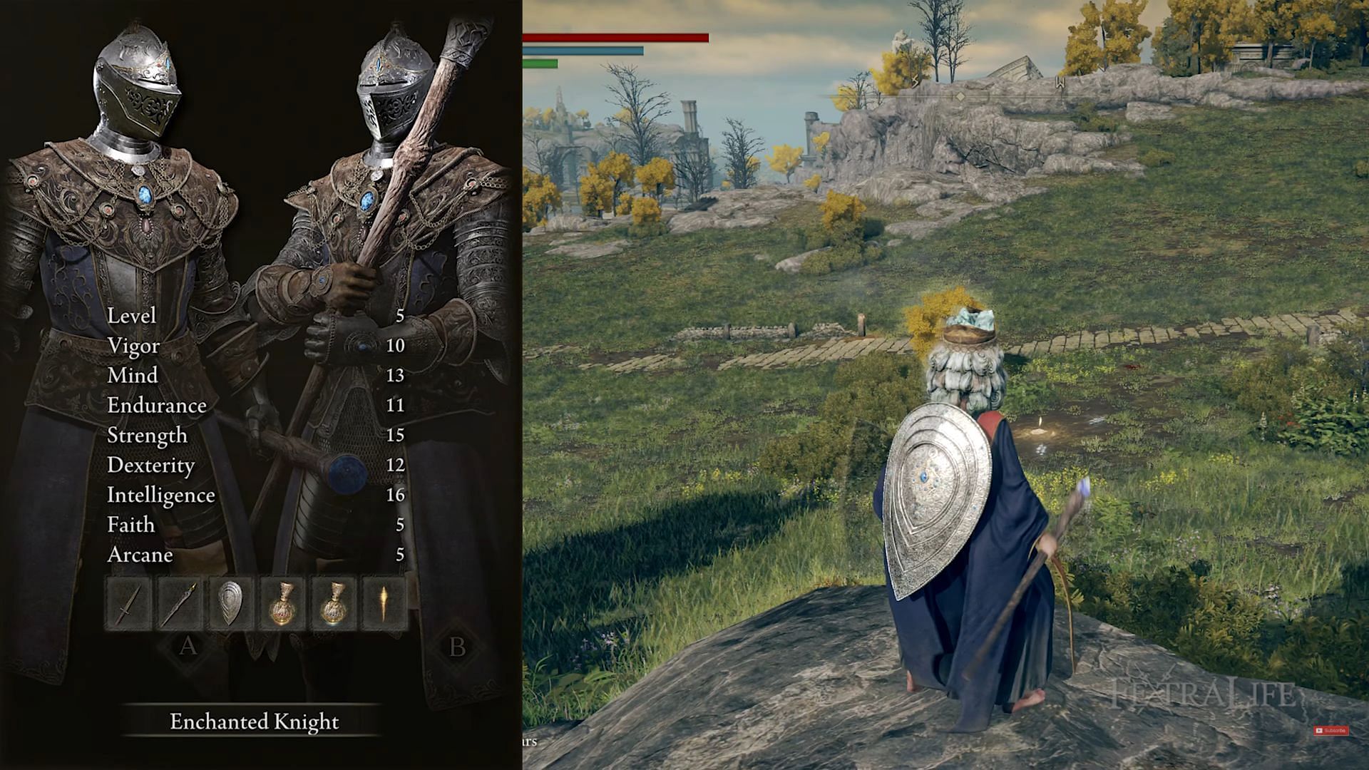 The Enchanted Knight is probably one of the most balanced classes as of now (Image via Fextralife)