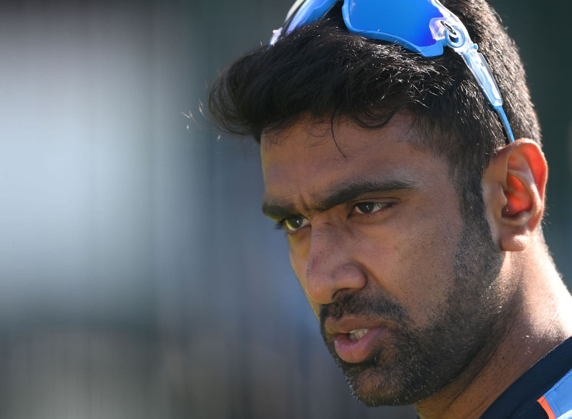 Ravi Ashwin during India Nets Session