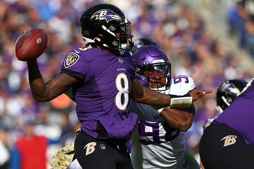 Baltimore Ravens quarterback Lamar Jackson