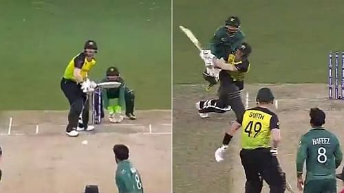 David Warner and Mohammad Hafeez [Image- Twitter]