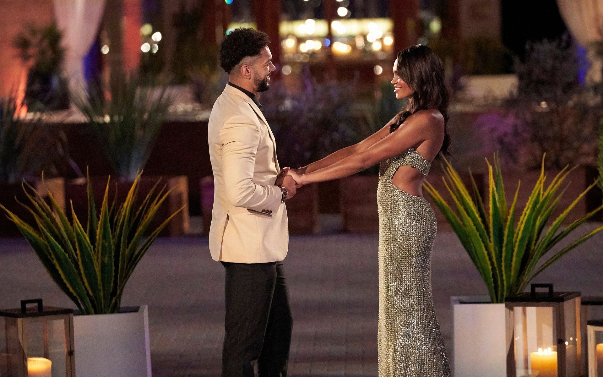 Michelle Young and Jamie Skaar from The Bachelorette, Season 18 (Image via ABC)