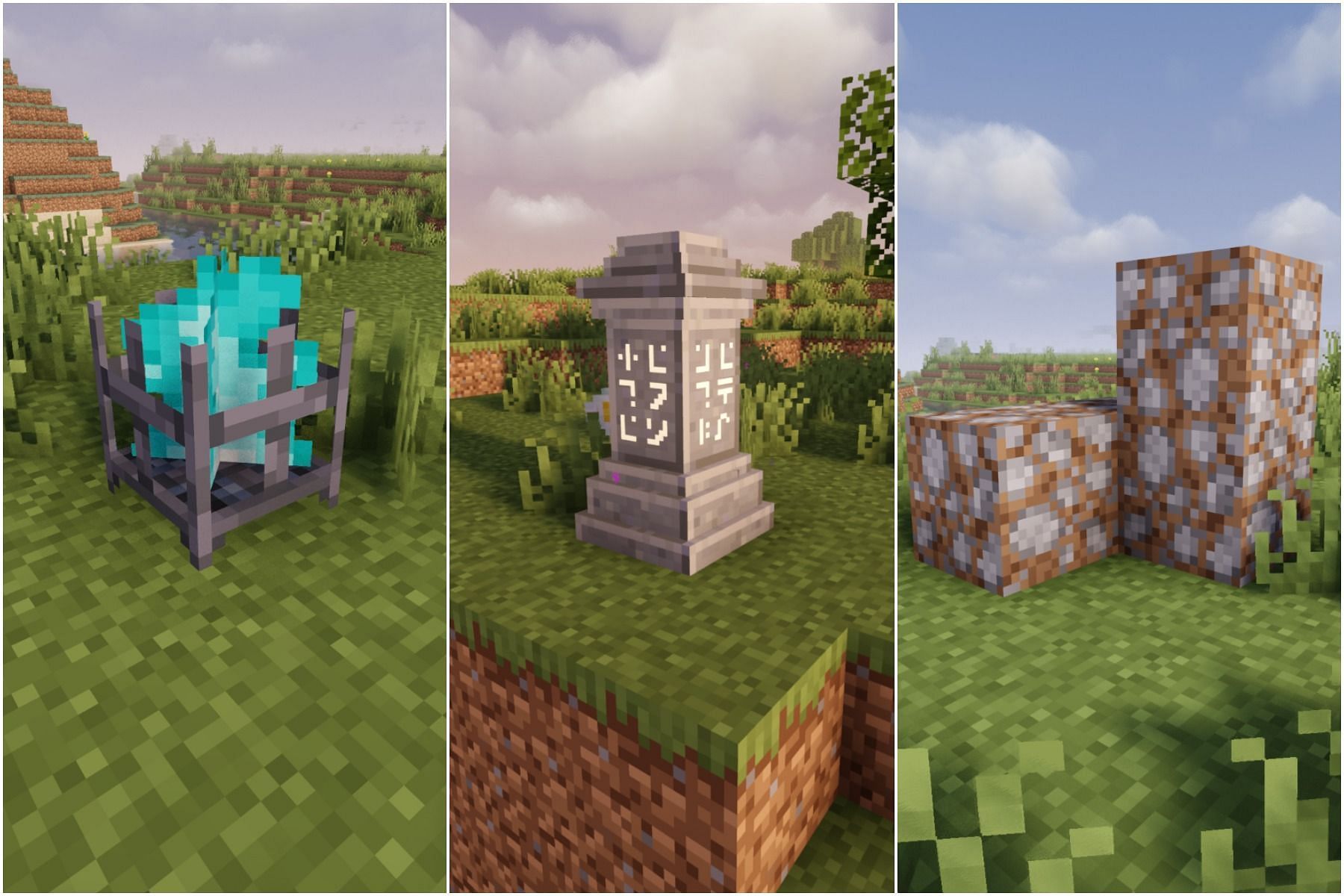 New blocks (Image via Minecraft)