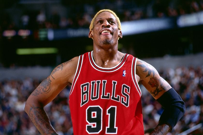 90s Dennis Rodman Chicago Bulls 91 Jersey