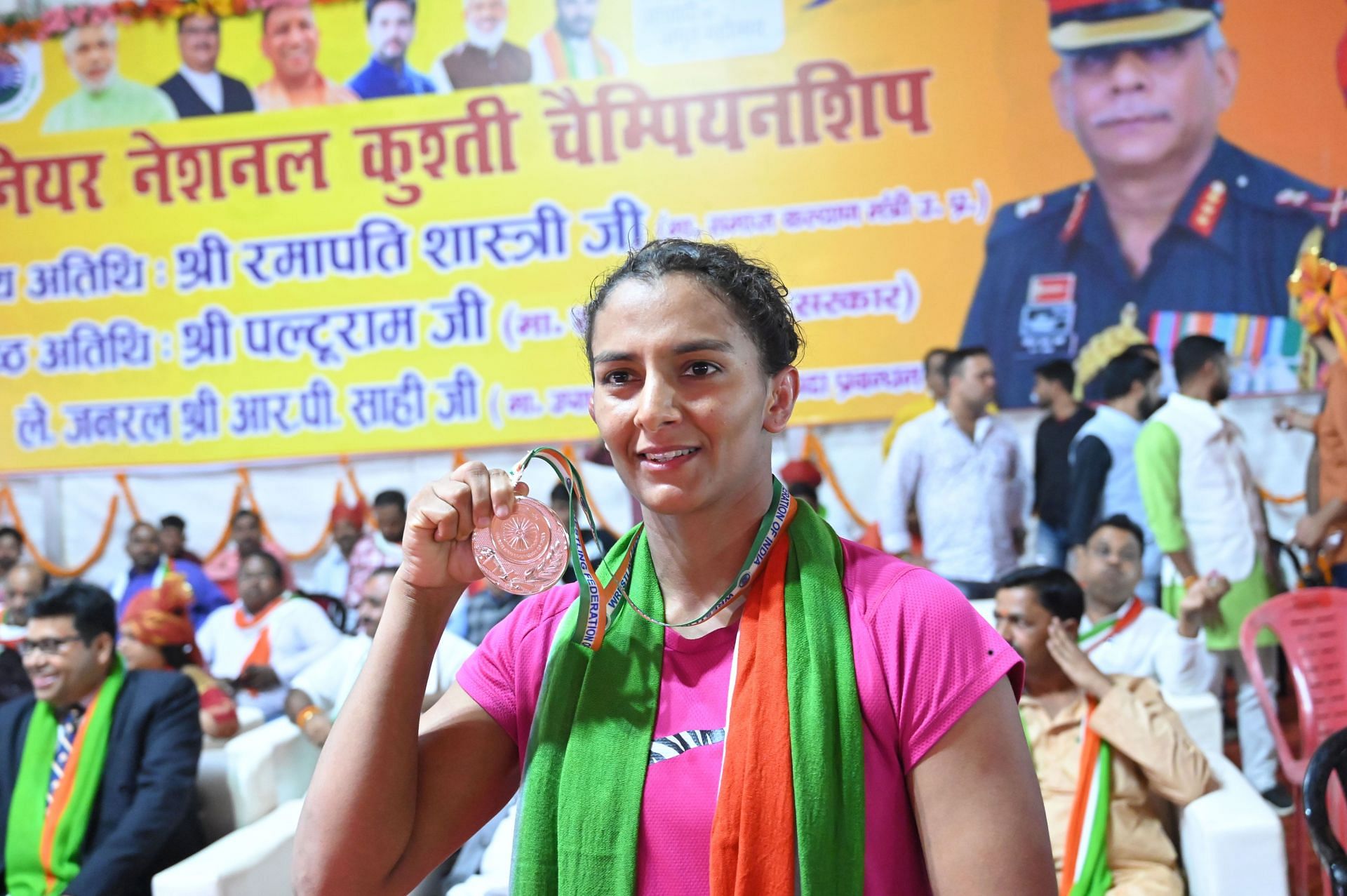 Geeta Phogat wins silver at world championships. (&copy;Rishabh Chauhan)