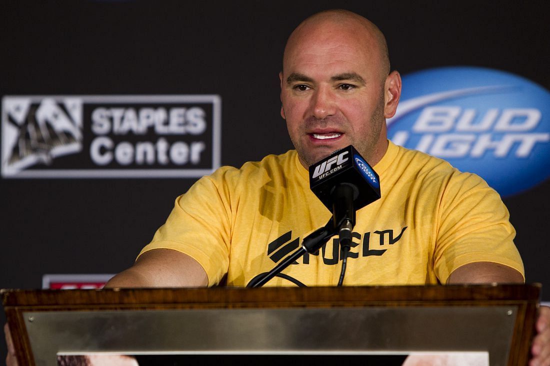 Dana White at the Staples Center