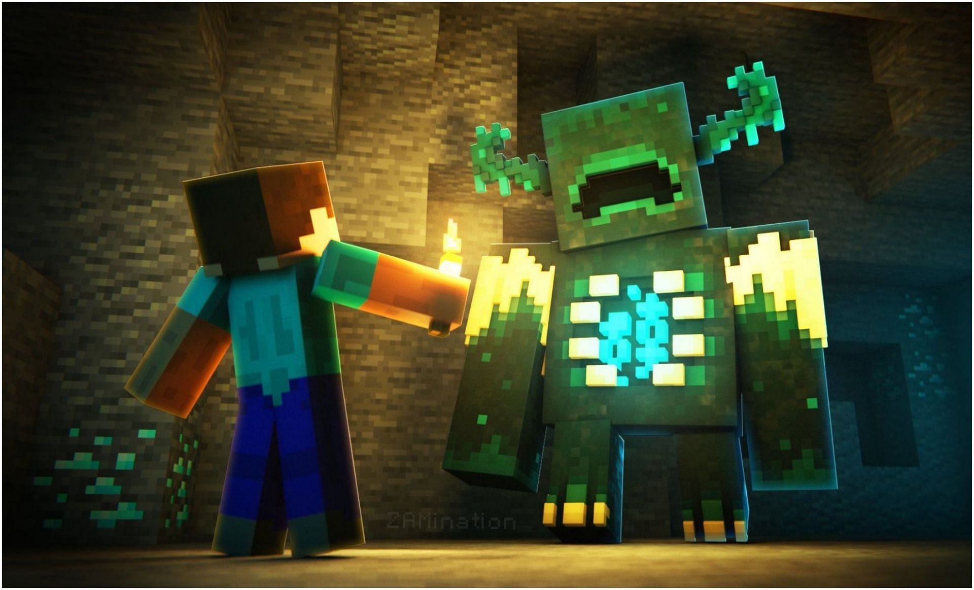 The Warden is a fearsome mob (Image via Minecraft)