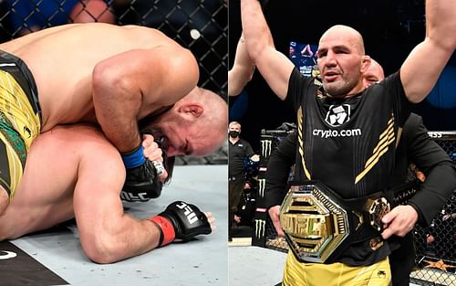 Glover Teixeira won the light heavyweight title at UFC 267 [Image credits: @ufc on Instagram]